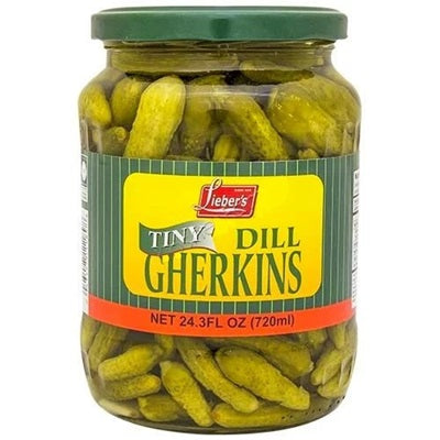 Liebers Tiny Dill Gherkins 720ml
