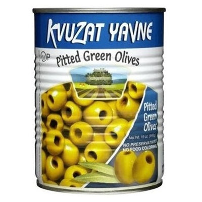 Kvuzat Yavne Green Pitted Olives 540g