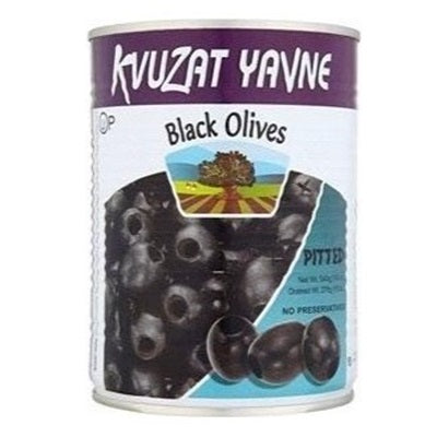 Kvuzat Yavne Black Pitted Olives 540g