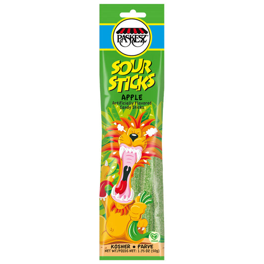 Paskesz Sour Sticks Apple 50g