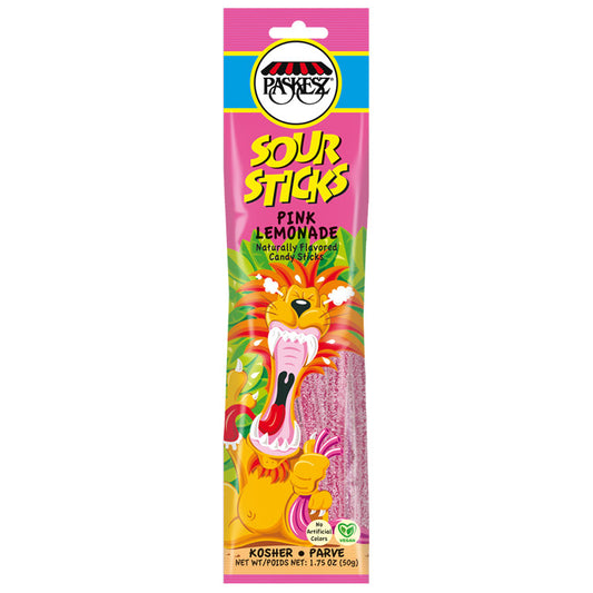 Paskesz Sour Sticks Pink Lemonade 50g