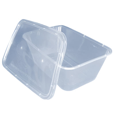 Food Container 1000ml Rectangular 5pk