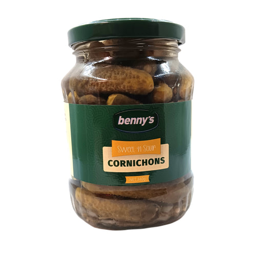 Benny's Sweet & Sour Cornichons 340g