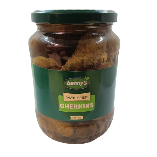Benny's Sweet & Sour Gherkins 680g