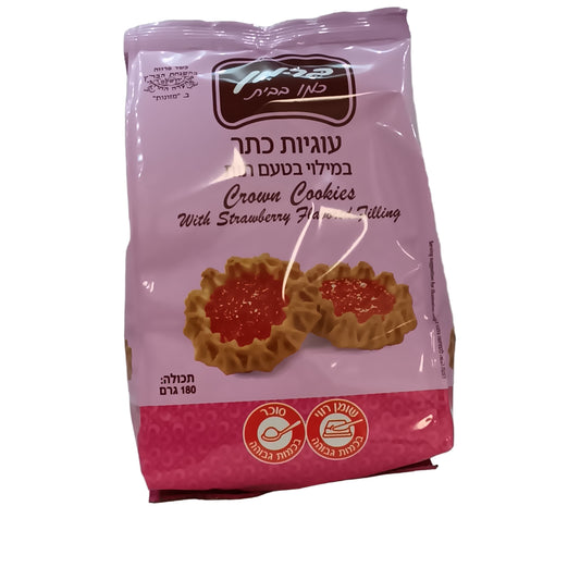 Crown cookies with Strawberry Flavoured Filling 180g.jpg