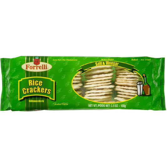 Forelli Rice Cracker Salt & Vinegar 100g