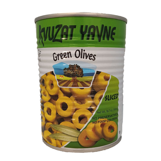 Kvuzat Yavne Green Sliced Olives 540g