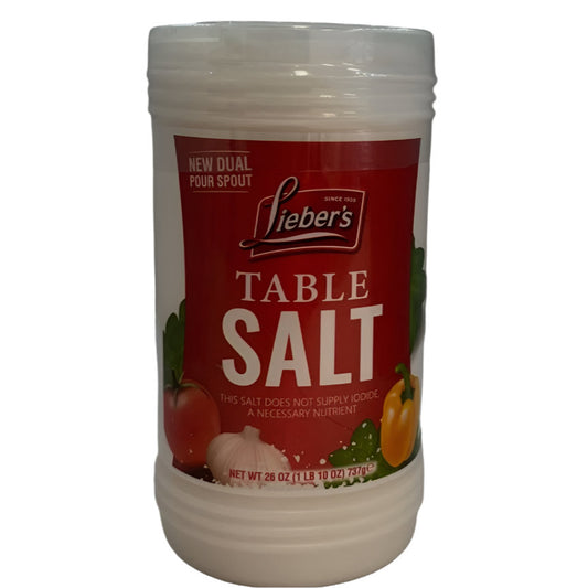 Liebers Table Salt 737g