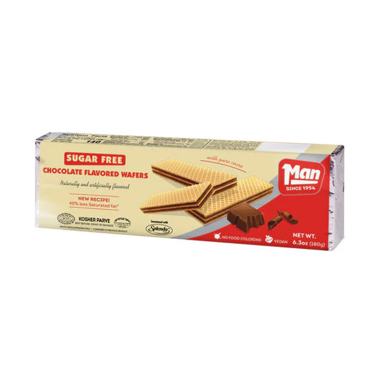 MAN WAFER CHOCOLATE SUGAR FREE 180G