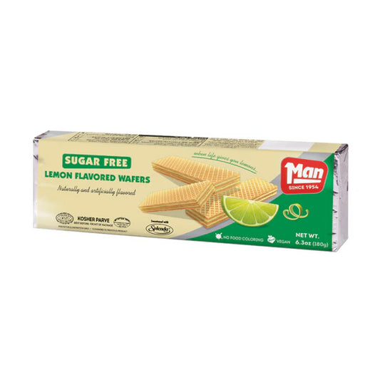 MAN WAFER LEMON SUGAR FREE 180G