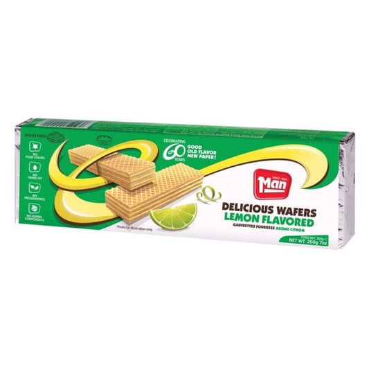 Man Wafers Lemon 200g