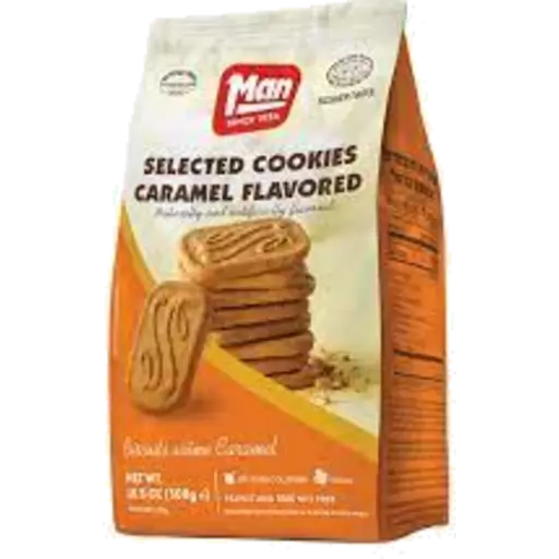 Man Caramel Flavoured Cookies 300g