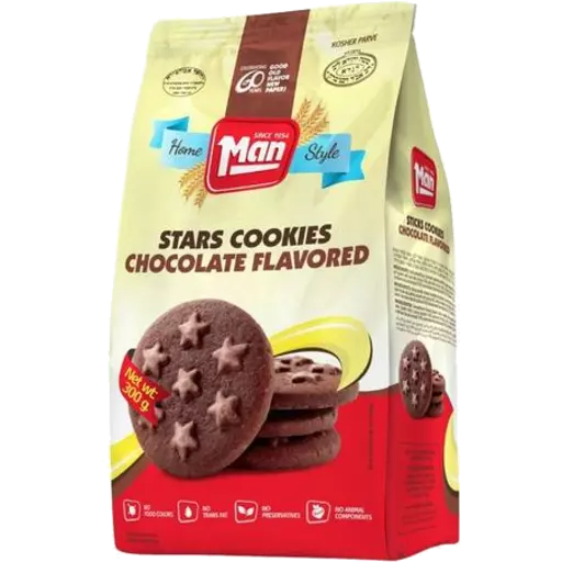 Man Chocolate Flavoured Cookies 250g