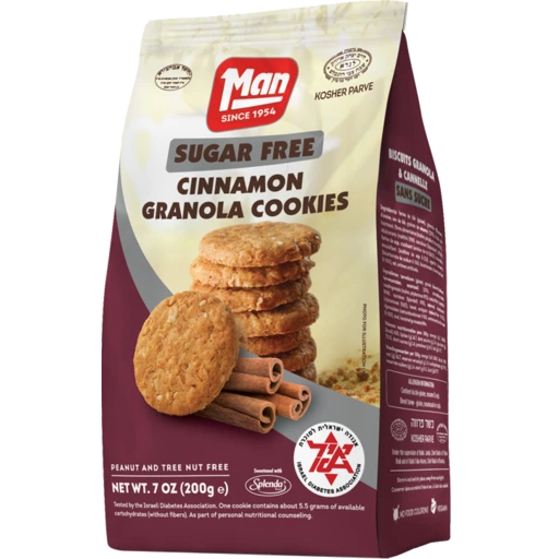 Man Cookies Cinnamon Granola Sugarfree 200g