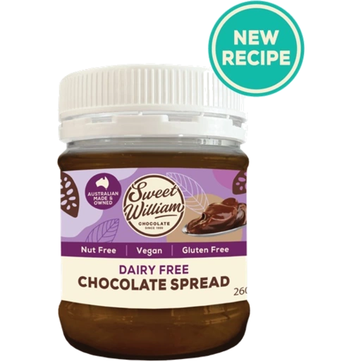 Sweet William Dairy Free Chocolate Spread 260g