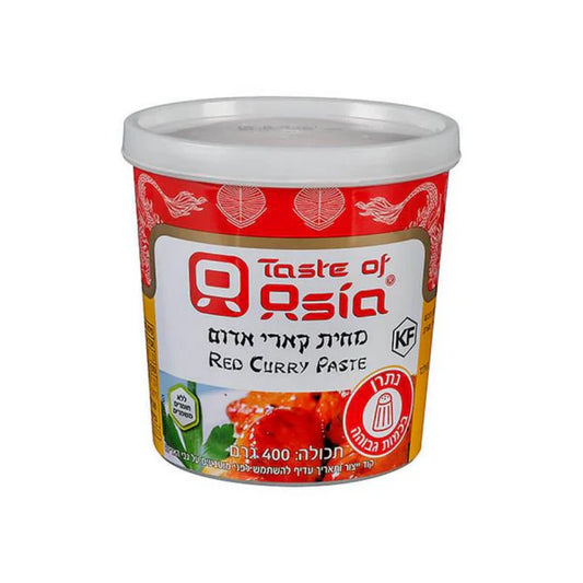 TASTE OF ASIA CURRY PASTE RED 400G