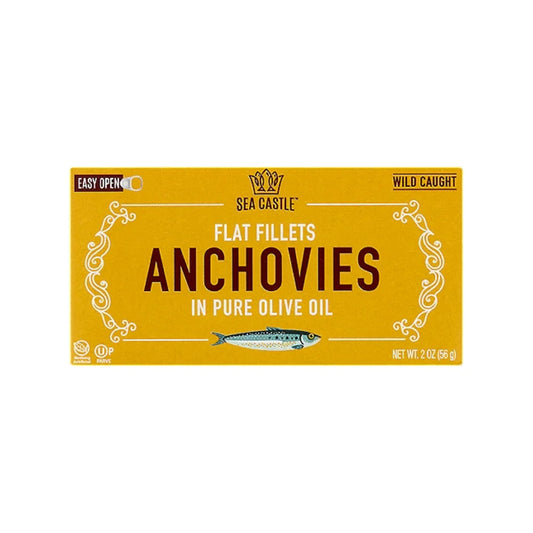 Sea Castle Anchovy Fillets in Olive Oil 56g